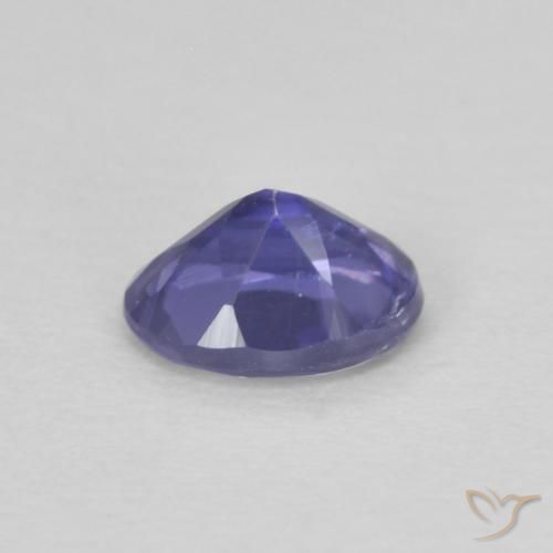 Iolite Violet foncé naturelle ovale, 0.30 ct, VS-SI