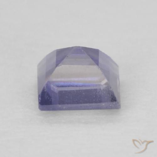 Iolite Bleu argenté naturelle Carré, 0.14 ct, VS