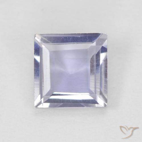 0.28ct Naturel Medium Light-Violet iolite, Carré, VVS