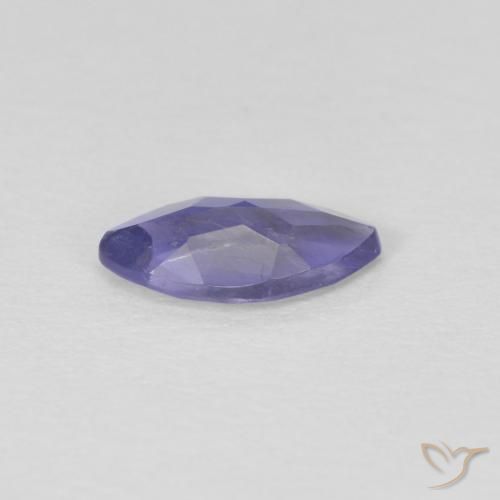 Iolite Pourpre bleuté foncé naturelle Marquise, 0.39 ct, VS