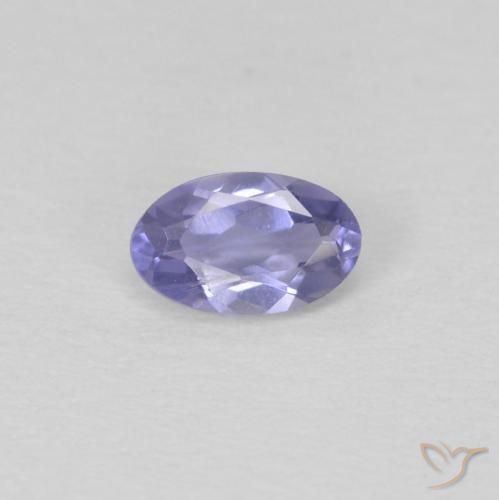 0.21ct Naturel Pourpre bleuté foncé iolite, ovale, VS