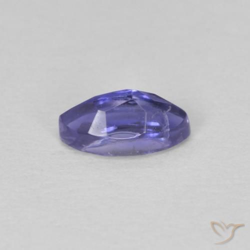 Iolite Violet foncé naturelle Marquise, 0.26 ct, VS