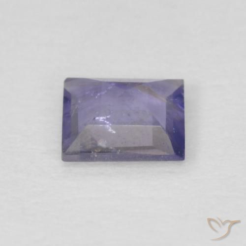 Iolite Pourpre bleuté foncé naturelle Carré, 0.22 ct, VS