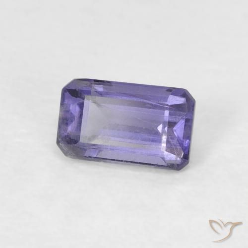 Iolite Bleu argenté naturelle Octogone / coupe Émeraude, 0.29 ct, VS