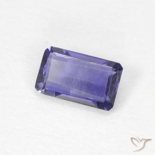 Iolite Bleu argenté naturelle Octogone / coupe Émeraude, 0.21 ct, VVS-VS