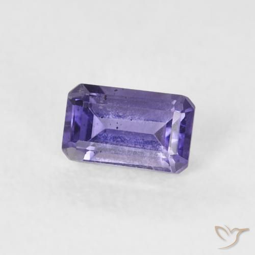 Iolite Violet moyen naturelle Octogone / coupe Émeraude, 0.31 ct, VS-SI