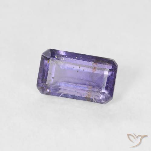 Iolite Violet moyen naturelle Octogone / coupe Émeraude, 0.27 ct, SI
