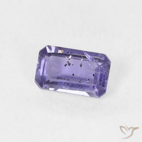 Iolite Violet moyen naturelle Octogone / coupe Émeraude, 0.26 ct, VS-SI