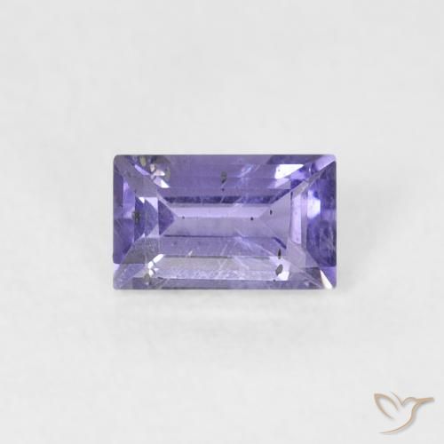 iolite Medium Light-Violet naturelle Baquette, 0.27 ct, SI