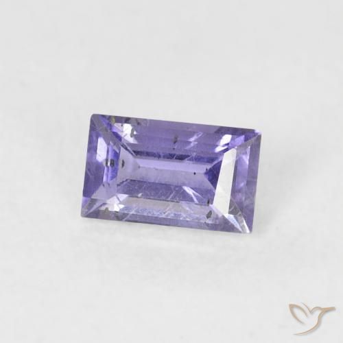 iolite Medium Light-Violet naturelle Baquette, 0.27 ct, SI