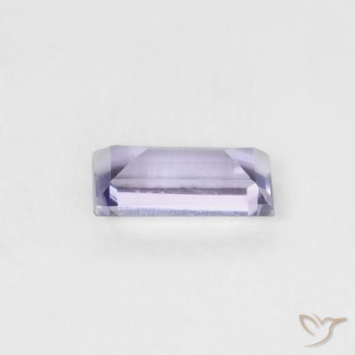 Iolite Violet Rosâtre naturelle Baquette, 0.19 ct, VS