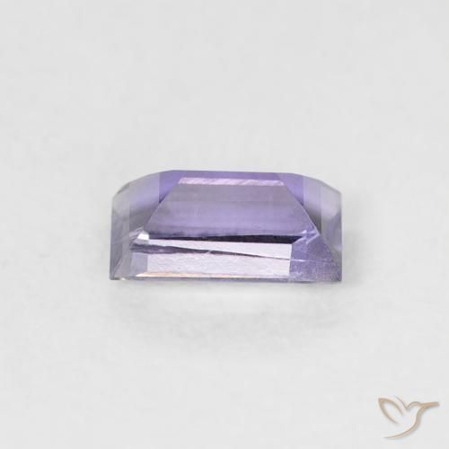 Iolite Violet foncé naturelle Baquette, 0.24 ct, VS-SI