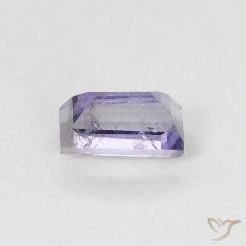 Iolite Violet foncé naturelle Baquette, 0.30 ct, VS-SI