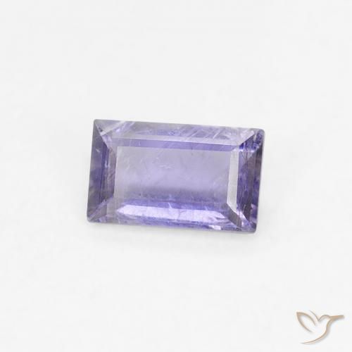Iolite Bleu foncé naturelle Baquette, 0.26 ct, VS