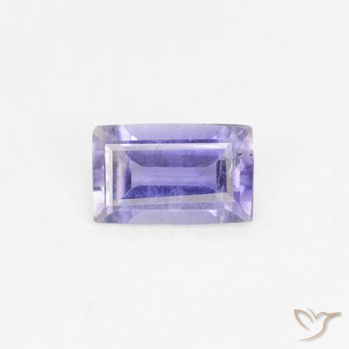 iolite Violet léger moyen naturelle Baquette, 0.18 ct, VS