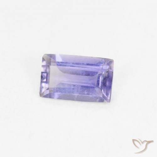iolite Violet léger moyen naturelle Baquette, 0.18 ct, VS