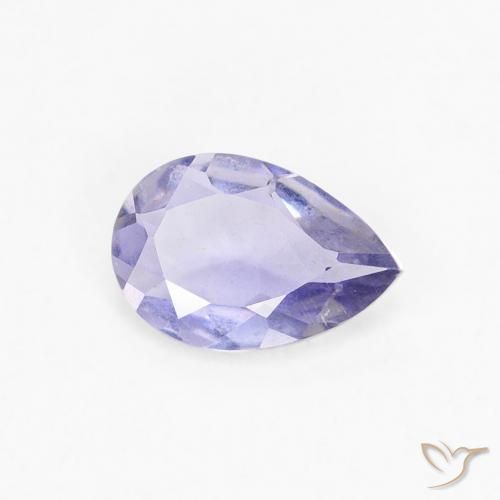 iolite Medium Light-Violet naturelle En forme de poire, 0.28 ct, VS