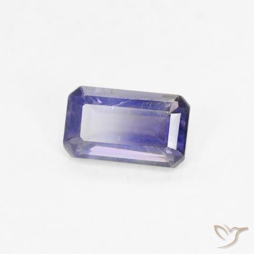 Iolite Violet foncé naturelle Octogone / coupe Émeraude, 0.27 ct, VS