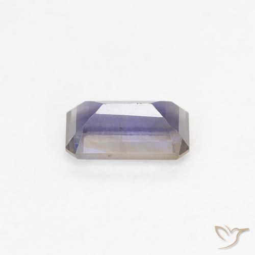 Iolite Violet foncé naturelle Octogone / coupe Émeraude, 0.27 ct, VS
