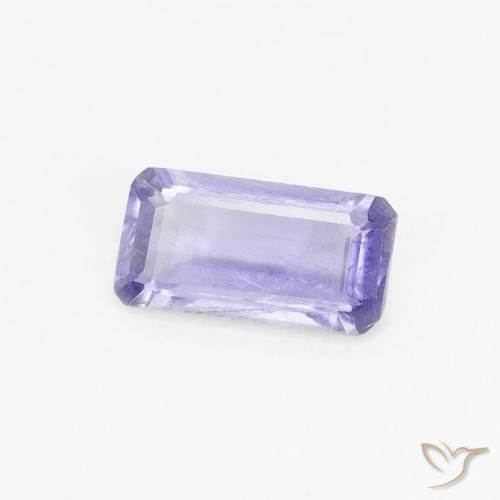 Iolite Medium Light-Violet naturelle Octogone / coupe Émeraude, 0.28 ct, VS-SI