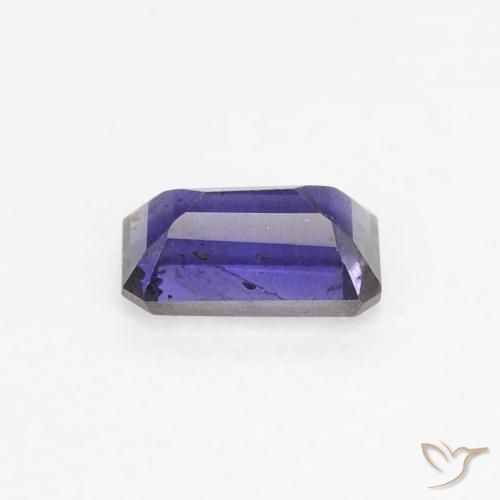 Iolite Bleu foncé naturelle Octogone / coupe Émeraude, 0.25 ct, VS-SI