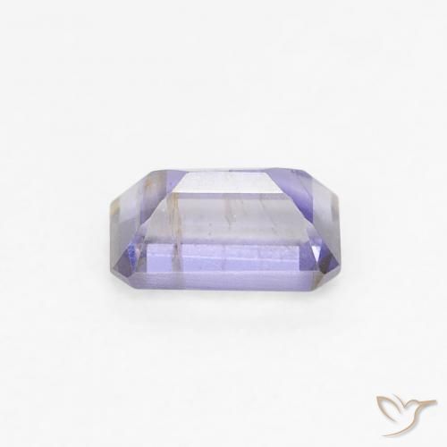 Iolite Bleu violet intense naturelle Octogone / coupe Émeraude, 0.30 ct, VS-SI