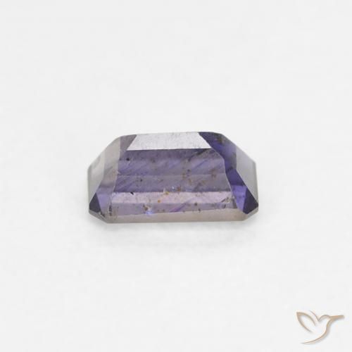 Iolite Violet foncé naturelle Octogone / coupe Émeraude, 0.29 ct, VS-SI