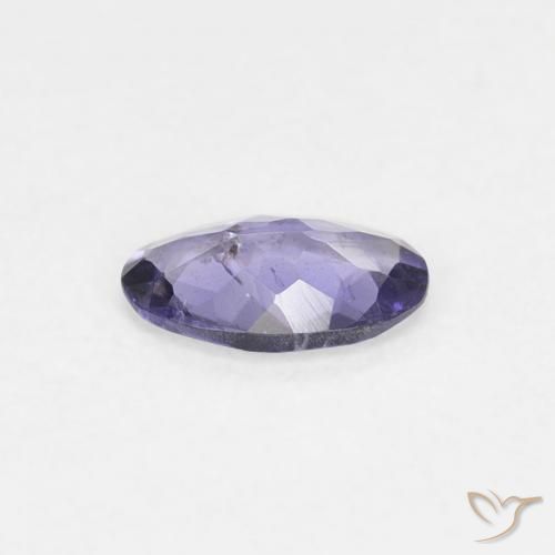 Iolite Violet léger moyen naturelle ovale, 0.27 ct, VS