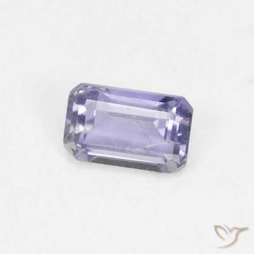 Iolite Medium Light-Violet naturelle Octogone / coupe Émeraude, 0.32 ct, VS-SI
