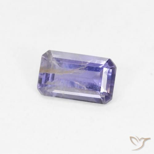 Iolite Bleu argenté naturelle Octogone / coupe Émeraude, 0.27 ct, VS-SI