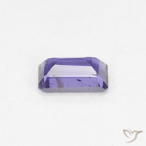 Iolite Violet foncé naturelle Octogone / coupe Émeraude, 0.26 ct, VS-SI