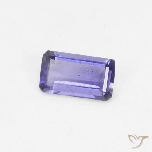 Iolite Pourpre bleuté foncé naturelle Octogone / coupe Émeraude, 0.21 ct, VS-SI