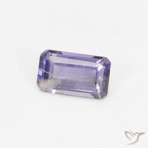 Iolite Violet Rosâtre naturelle Octogone / coupe Émeraude, 0.24 ct, VS-SI