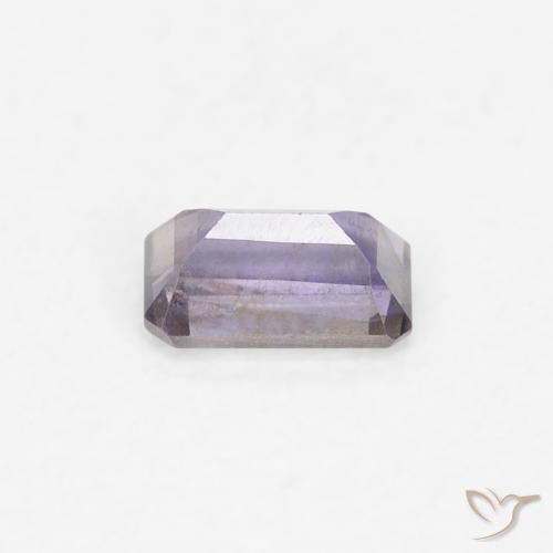 Iolite Violet Rosâtre naturelle Octogone / coupe Émeraude, 0.24 ct, VS-SI