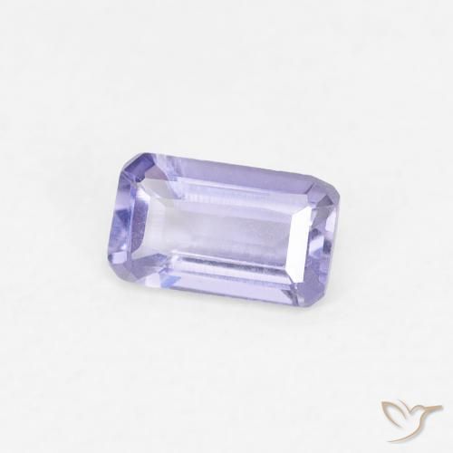 Iolite Violet Rosâtre naturelle Octogone / coupe Émeraude, 0.21 ct, VS