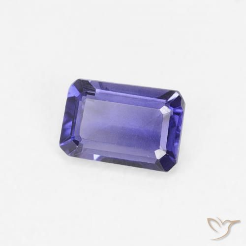 Iolite Pourpre bleuté foncé naturelle Octogone / coupe Émeraude, 0.24 ct, VS
