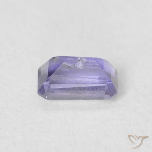 Iolite Violet Bleu naturelle Octogone / coupe Émeraude, 0.27 ct, VS-SI