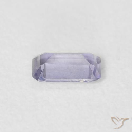 Iolite Medium Light-Violet naturelle Octogone / coupe Émeraude, 0.18 ct, VS-SI