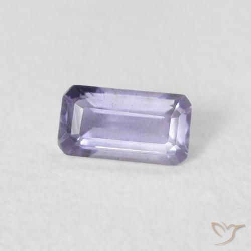 Iolite Violet Rosâtre naturelle Octogone / coupe Émeraude, 0.21 ct, VS-SI