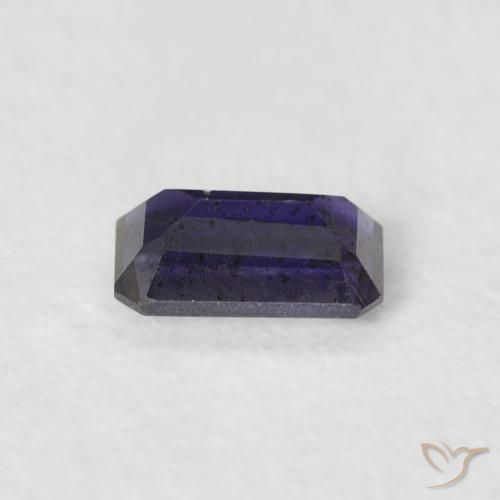 Iolite Violet aubergine naturelle Octogone / coupe Émeraude, 0.25 ct, VS-SI