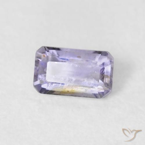 Iolite Medium Light-Violet naturelle Octogone / coupe Émeraude, 0.29 ct, VS-SI