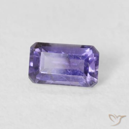 Iolite Violet foncé naturelle Octogone / coupe Émeraude, 0.29 ct, VS