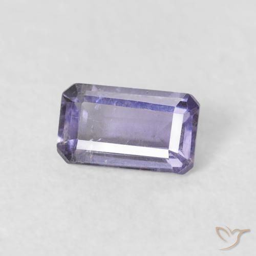 Iolite Violet Rosâtre naturelle Octogone / coupe Émeraude, 0.26 ct, VS-SI