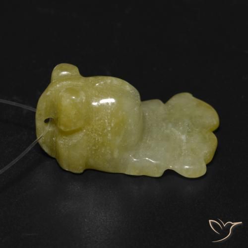 Jade Vert clair naturelle Fantaisie, 17.32 ct, Translucide