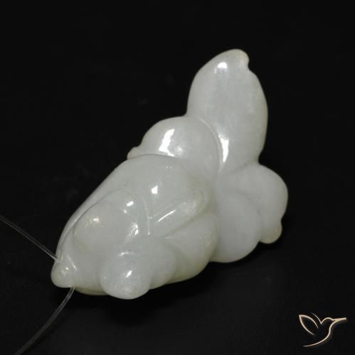 Jade Vert clair naturelle Fantaisie, 27.33 ct, Translucide