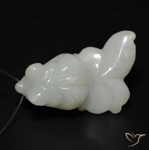 Jade Vert clair naturelle Fantaisie, 27.33 ct, Translucide