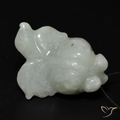 Jade Vert moyen naturelle Fantaisie, 40.87 ct, Translucide