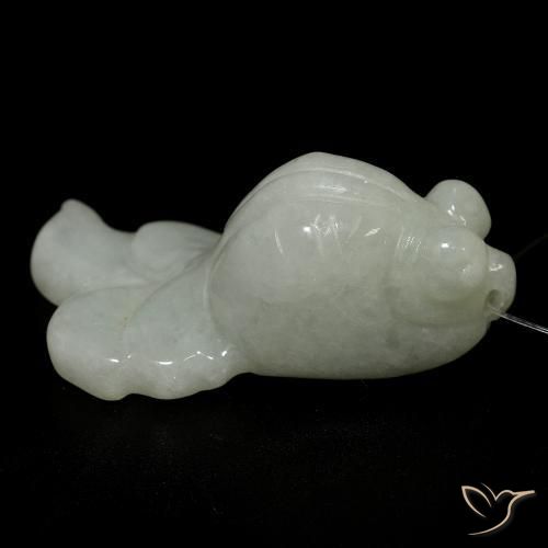 Jade Vert moyen naturelle Fantaisie, 43.55 ct, Translucide