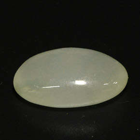 Jadéite vert naturelle transparent, 3,33 ct, transparent / translucide