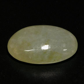 Jadéite multicolore naturelle transparent, 5,55 ct, transparent / translucide